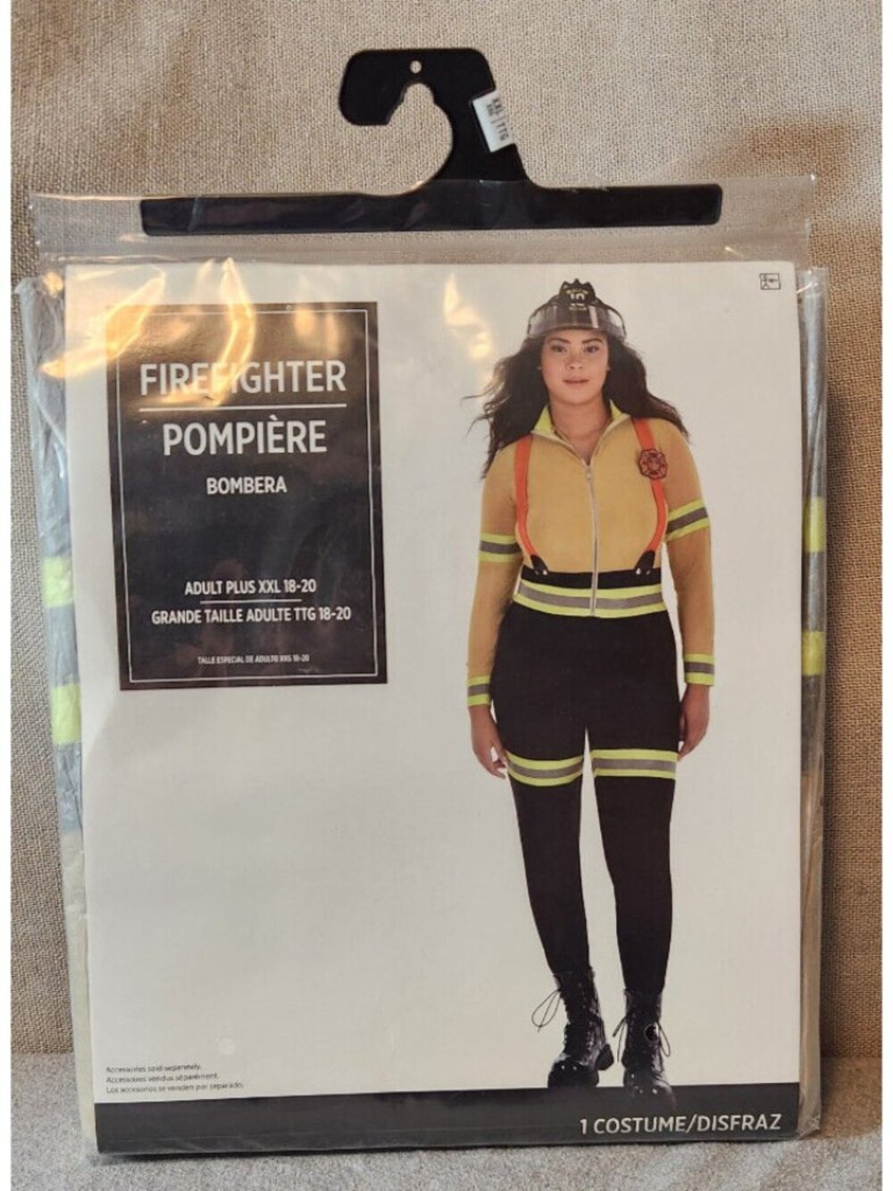 Sexy Jumpsuit FIrefighter Popiere Bombera 2PC Catsuit XXL XXLARGE 18 - 20 NEW - Picture 2 of 3